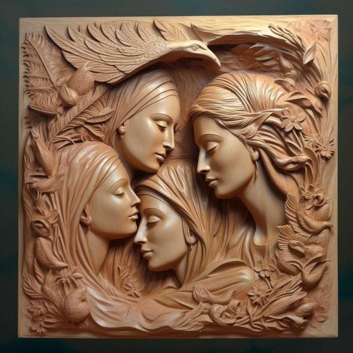 نموذج ثلاثي الأبعاد لآلة CNC 3D Art 